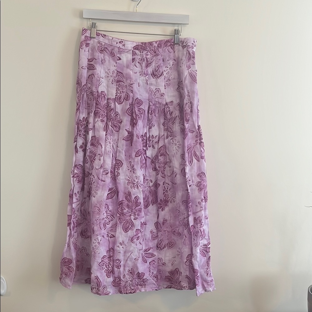Floral Purple Skirt